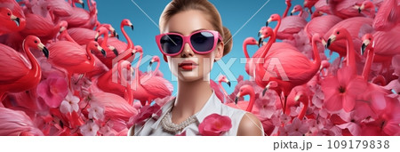 Exotic bird and high fashion Exotic bird and high fashion 109179838