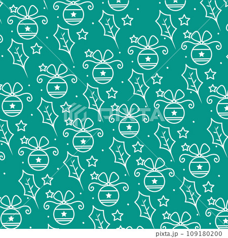 Christmas pattern background Gift wrapping paper Vector Christmas pattern background Gift wrapping paper Vector 109180200