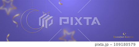 Ramadan Kareem festive banner.  109180579