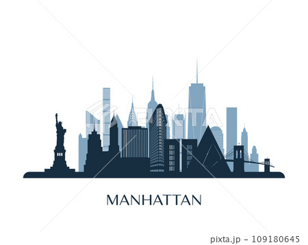 Manhattan skyline 109180645