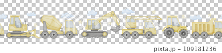 Truck Border Watercolor illustration. Seamless pattern of a toy car for a baby. Hand drawn clipart set on isolated background. For boys nursery wall art. Drawing of transport for frames and fabrics. Truck Border Watercolor illustration. Seamless pattern of a toy car for a baby. Hand drawn clipart set on isolated background. For boys nursery wall art. Drawing of transport for frames and fabrics. 109181236