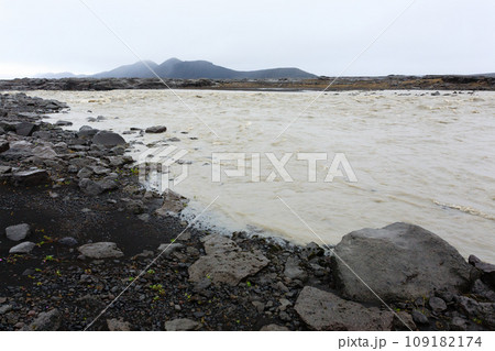 Central Iceland landscape along the road to Askja 109182174