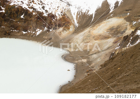 Viti caldera at Askja, central Iceland landmark Viti caldera at Askja, central Iceland landmark 109182177