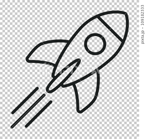 代表火箭和太空船業務的圖標 109182333