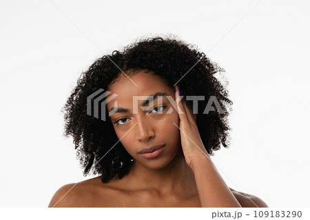 A captivating portrayal of natural allure and confident elegance 109183290