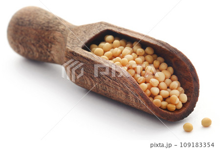 Golden mustard seeds Golden mustard seeds 109183354