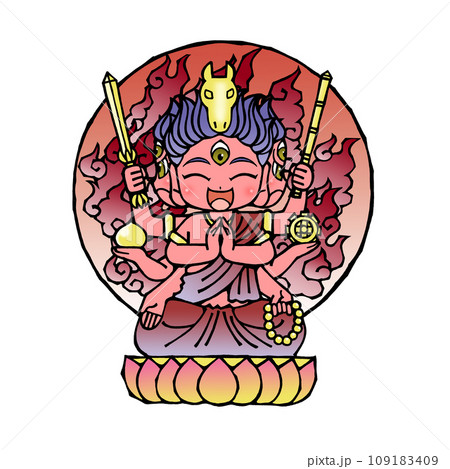 馬頭観音菩薩（笑 【修正版】 109183409