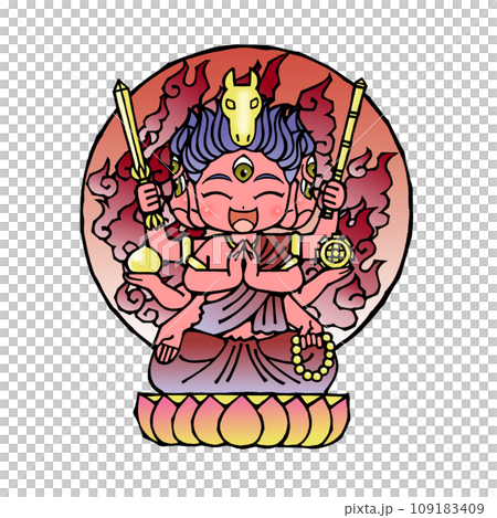 馬頭観音菩薩（笑 【修正版】 109183409