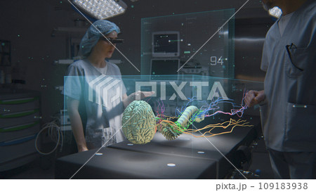 Technology of AI-assisted surgery. Healthcare innovation. 109183938