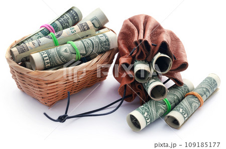 Rolled US Dollar 109185177