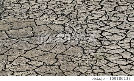 水不足　渇水　干ばつ　water shortage  water deficit 109186138