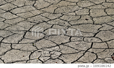 水不足　渇水　干ばつ　water shortage  water deficit 109186142