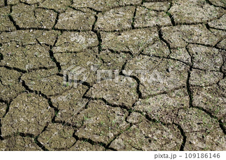 水不足　渇水　干ばつ　water shortage  water deficit 109186146