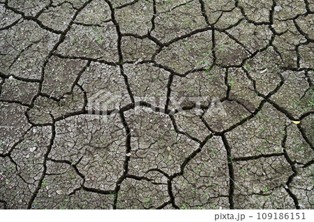 水不足　渇水　干ばつ　water shortage  water deficit 109186151