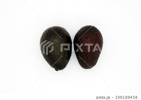 Avocado on white background 109189438
