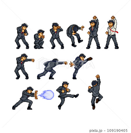 ビジネスマン格闘家01オール 109190405