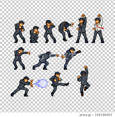 ビジネスマン格闘家01オール 109190405