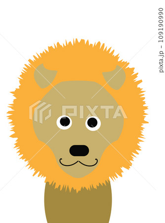 オスライオンのイラスト オスライオンのイラスト 109190990