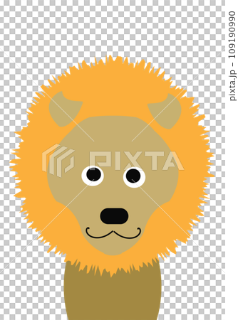 オスライオンのイラスト オスライオンのイラスト 109190990