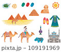 エジプトイラスト 109191969