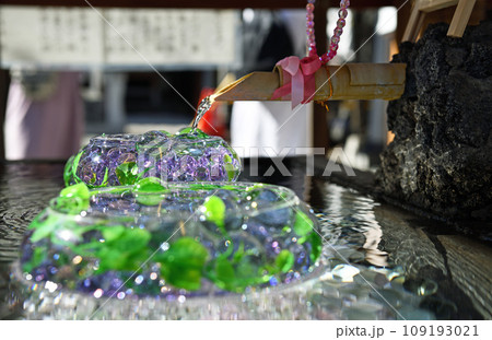 小江戸川越の街風景 手水舎 109193021