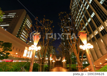【大阪府】大阪ビジネスパークとの夜景 【大阪府】大阪ビジネスパークとの夜景 109194626