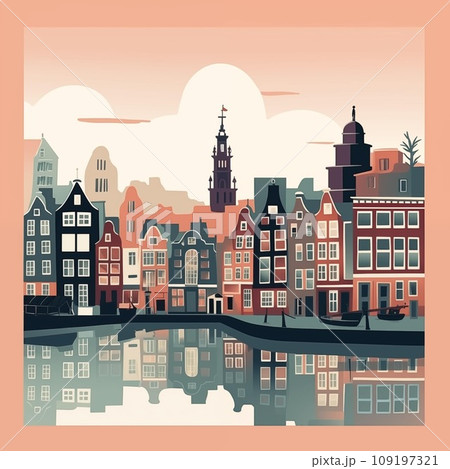 Amsterdam Scenery 109197321