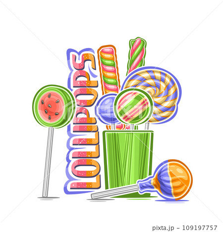 Vector illustration of Lollipops 109197757