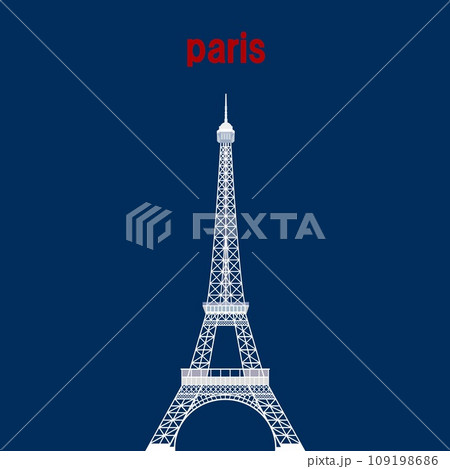 エッフェル塔　tour　eiffel　パリ　paris　 109198686