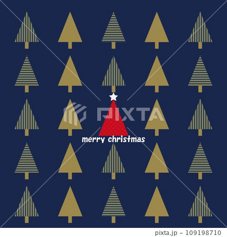 メリークリスマス　merry　christmas　クリスマスツリー 109198710