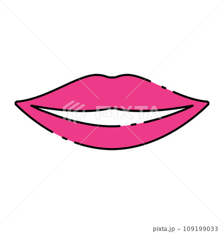 Valentine's Day lips icon vector 109199033