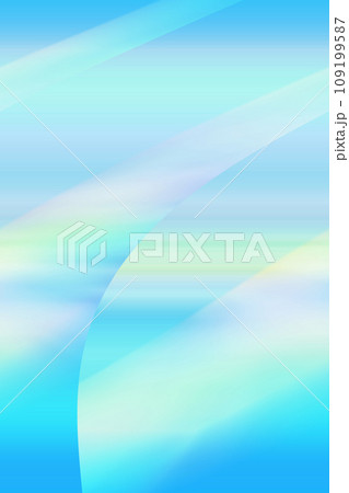 青色系背景素材、クリーンエネルギー、青色の光、環境にやさしい色、透き通る光、地球にやさしい色、 109199587