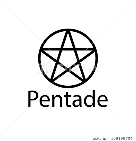 pentade religious symbol icon vector pentade religious symbol icon vector 109199704