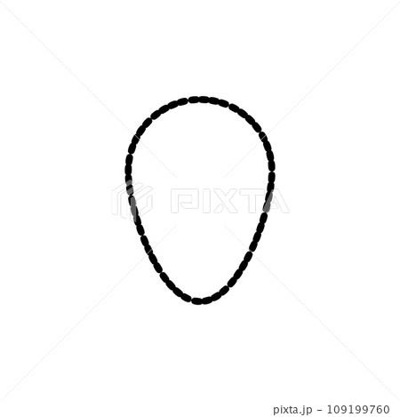 prayer beads icon vector 109199760