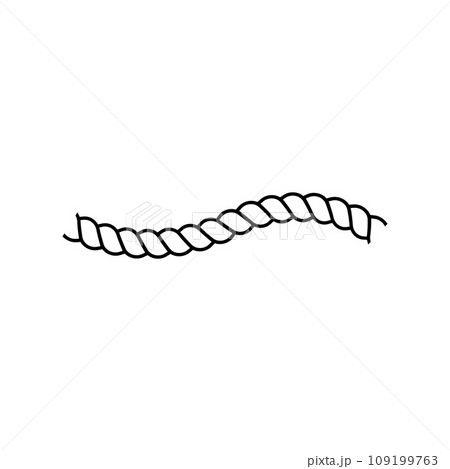 striped rope icon vectorのイラスト素材 [109199763] - PIXTA