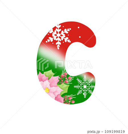 Color alphabet letter C 109199819