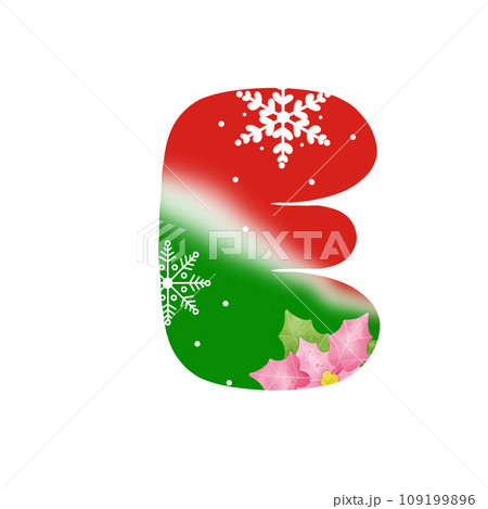 Color alphabet letter E Color alphabet letter E 109199896