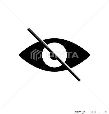 privacy eye icon vector 109199983