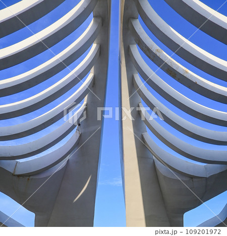 Beautiful futuristic structure 109201972