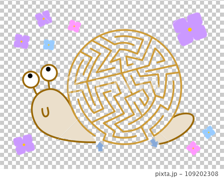 cute snail maze 109202308