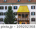Golden Roof or Goldenes Dachl Innsbruck during christmas markets in city old town or Altstadt - 109202368