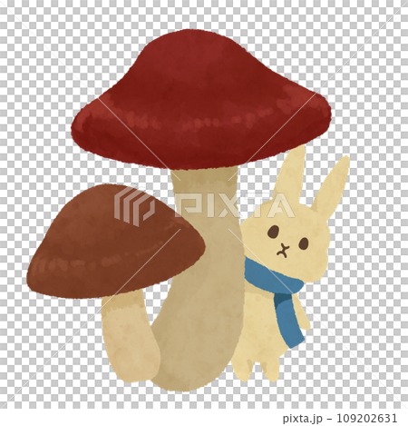 うさぎとキノコ うさぎとキノコ 109202631