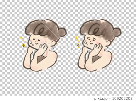 サウナで肌がツルツルになる女性 109203208