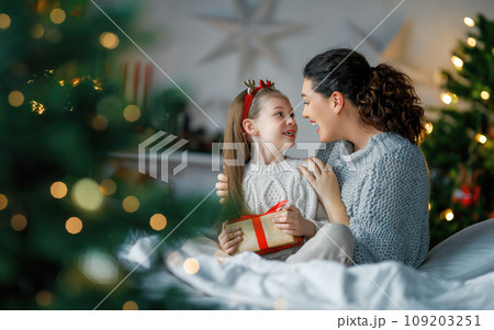 family celebrating Christmas family celebrating Christmas 109203251