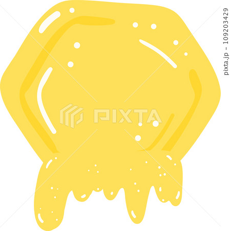 Cute Honey elements cartoon illustration. Cute Honey elements cartoon illustration. 109203429