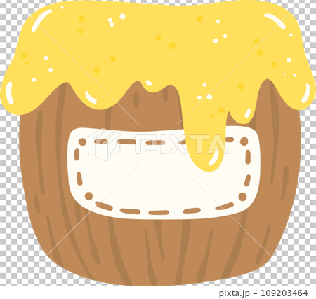 Cute Honey elements cartoon illustration. Cute Honey elements cartoon illustration. 109203464