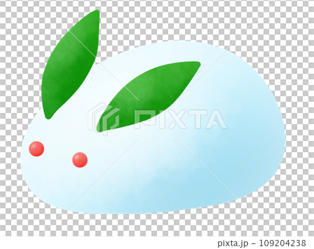 簡單可愛的雪兔 簡單可愛的雪兔 109204238