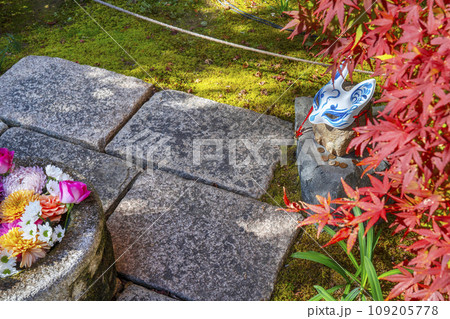 秋の京都 毘沙門堂勝林寺 美しい紅葉の境内 秋の京都 毘沙門堂勝林寺 美しい紅葉の境内 109205778