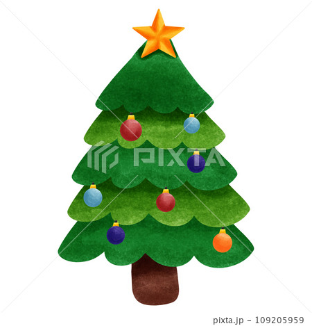 christmas, decoration, holiday, winter, celebration, illustration, design, xmas, background, ornament, season, 3d, new year, gold, tree, merry, decorative, graphic, decor, greeting, card, template,  109205959