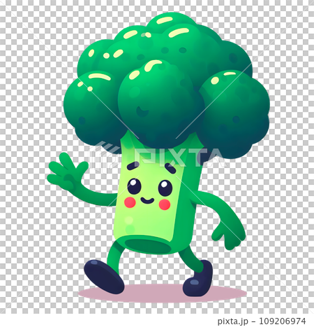 ブロッコリー・マスコットキャラクター AI生成画像 ブロッコリー・マスコットキャラクター AI生成画像 109206974